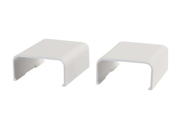 C2G 2 Pack Wiremold Uniduct 2900 Cover Clip - White - cable raceway cover clip