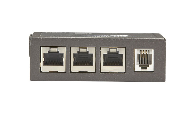 Black Box 3 Port Serial over IP Gigabit Console Server, w / Modem