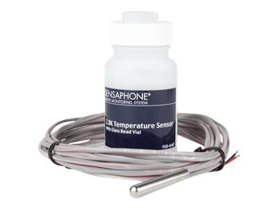Sensaphone 2.8K Temperature Sensor with Glass Bead Vial - temperature sensor