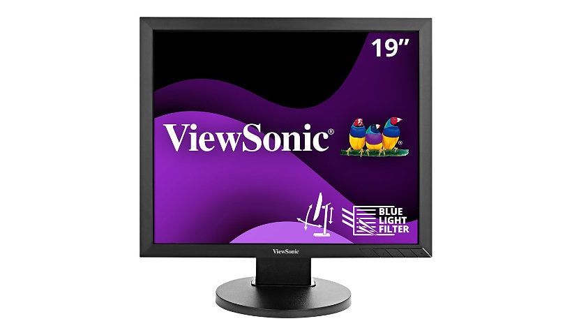 ViewSonic Ergonomic VG939SM - 1024p IPS Monitor with DVI and VGA - 250 cd/m² - 19"