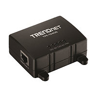 TRENDnet Gigabit PoE Splitter, 1 x Gigabit PoE Input Port, 1 x Gigabit Output Port, Up to 100m (328 ft), Supports 5V,