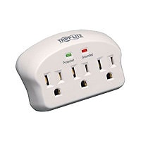 Tripp Lite Surge Protector Wallmount Direct Plug In 3 Outlet 660 Joules - surge protector - 1875 Watt