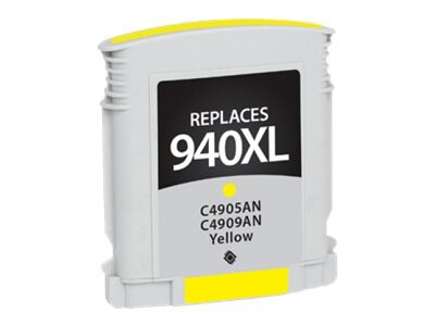 Clover Remanufactured Ink for HP 940XL (C4909A), Yellow, 1,400 page yield