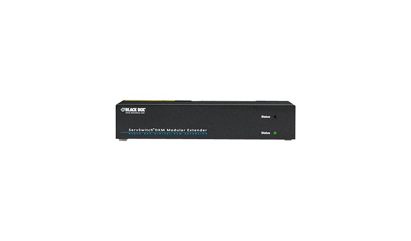 Black Box DKM FX Compact HD Video and Peripheral Matrix Switch CATx Chassis - KVM / USB switch - 8 ports - TAA Compliant