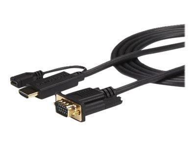 StarTech.com 10ft HDMI to VGA Adapter Cable - Active Video Converter 1080p