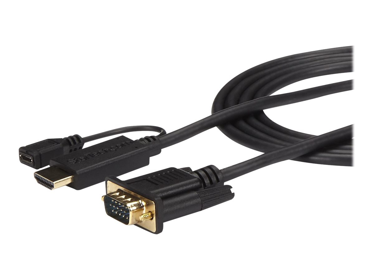 StarTech.com 6ft HDMI to VGA Adapter Cable - Active Video Converter 1080p