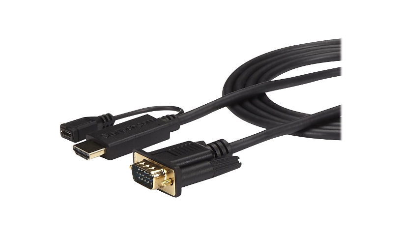 StarTech.com 6ft HDMI to VGA Adapter Cable - Active Video Converter 1080p