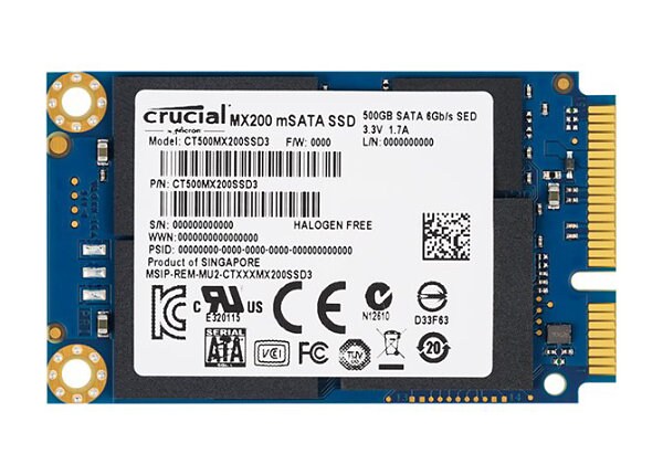 Crucial MX200 - solid state drive - 250 GB - SATA 6Gb/s