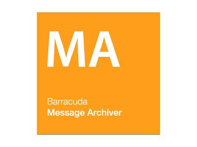 Barracuda Message Archiver 350Vx - subscription license renewal (1 year) - 2 TB capacity, up to 500 users