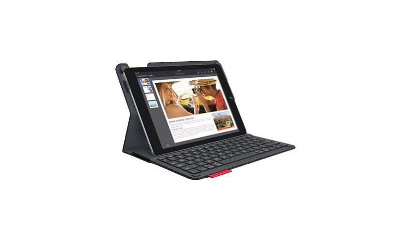 Logitech Type for Apple iPad Air 2 - keyboard and folio case - black