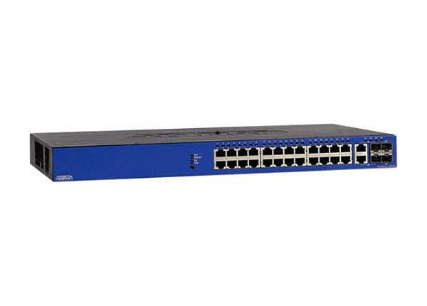 ADTRAN NetVanta 1234P - switch - 24 ports - managed - rack-mountable