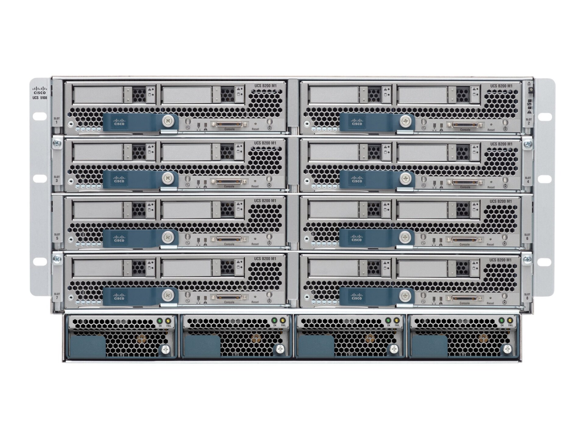 Cisco UCS 5108 Blade Server Chassis - rack-mountable - 6U - up to 8 blades