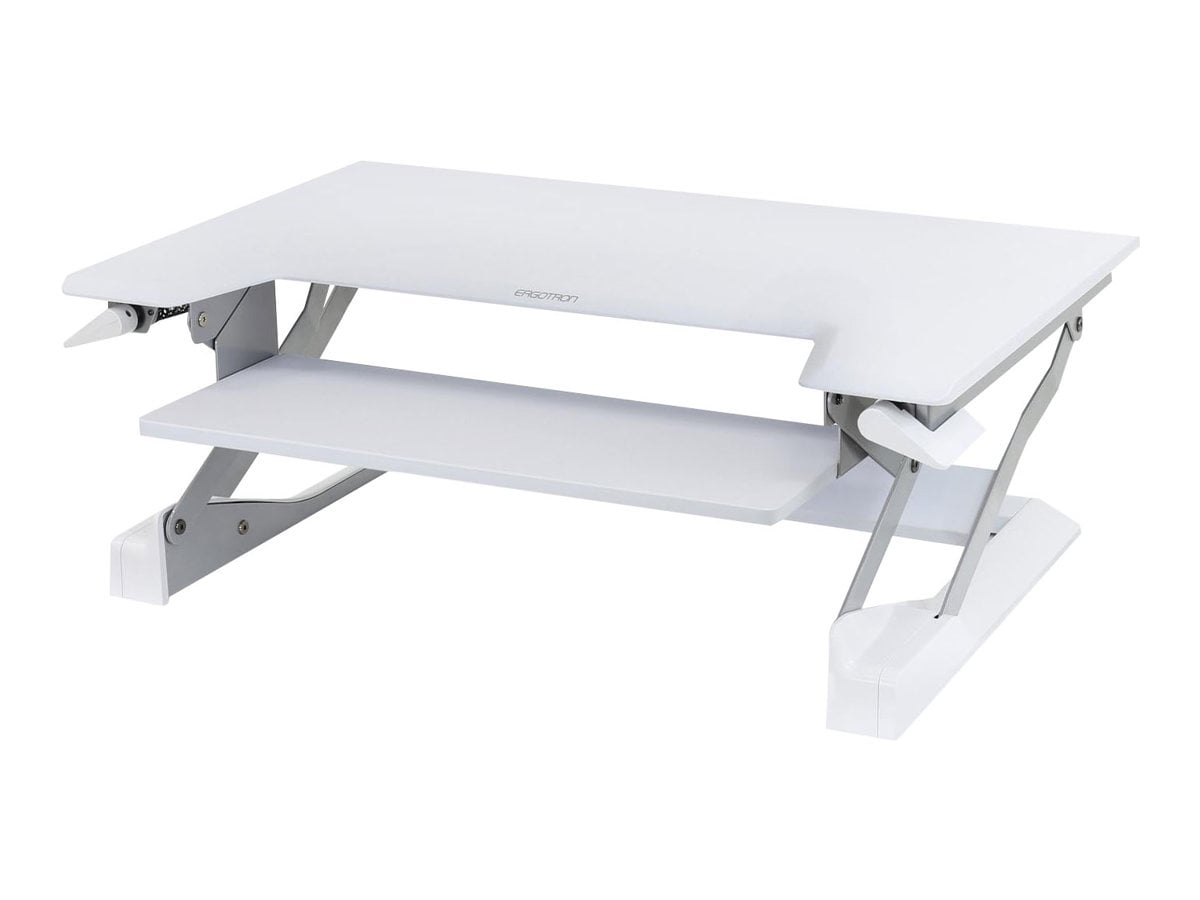 Ergotron WorkFit-T - standing desk converter - rectangular - white