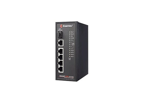 Comtrol RocketLinx ES7206-XT - switch - 6 ports - unmanaged
