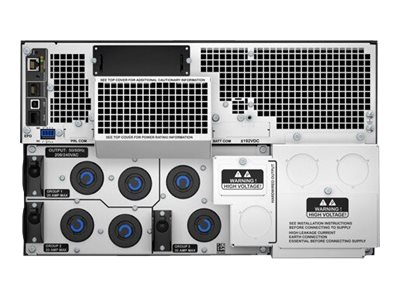 Thumbnail 3 of 19 for APC Smart-UPS On-Line, 10kVA/10kW, Rackmount 6U, 208V, 4x L6-20R+2x L6-30R NEMA outlets, Network Card+SmartSlot,