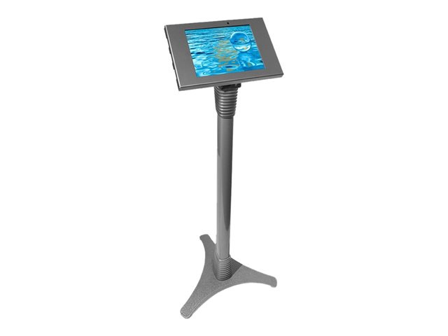 Compulocks Full Jacket Adjustable - Galaxy Tab 3 Floor Stand - Silver - stand