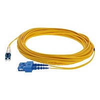 Proline 20m LC (M) to SC (M) Yellow OS2 Duplex Fiber OFNR Patch Cable