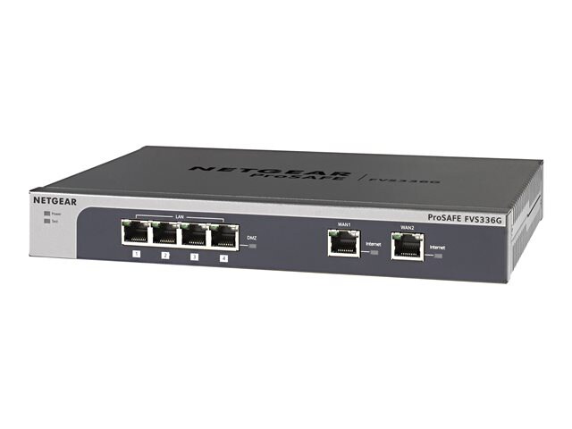 NETGEAR ProSAFE Dual WAN VPN Firewall w/ SSL and IPSec VPN (FVS336G-300NAS)