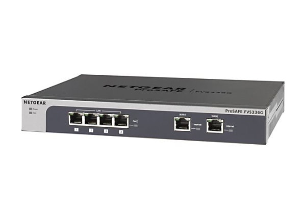 NETGEAR ProSAFE Dual WAN VPN Firewall w/ SSL and IPSec VPN (FVS336G-300NAS)