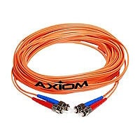 Axiom LC-LC Multimode Duplex OM2 50/125 Fiber Optic Cable - 5m - Orange - n