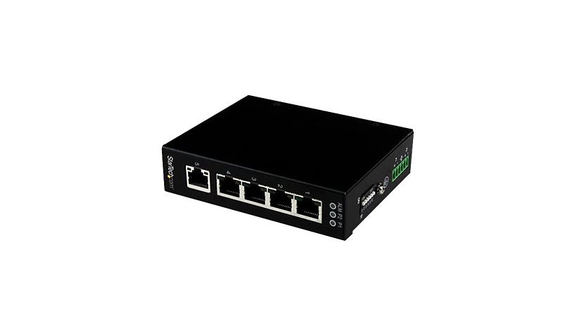 StarTech.com 5 Port Industrial Gigabit Ethernet Switch - DIN / Wall-Mount