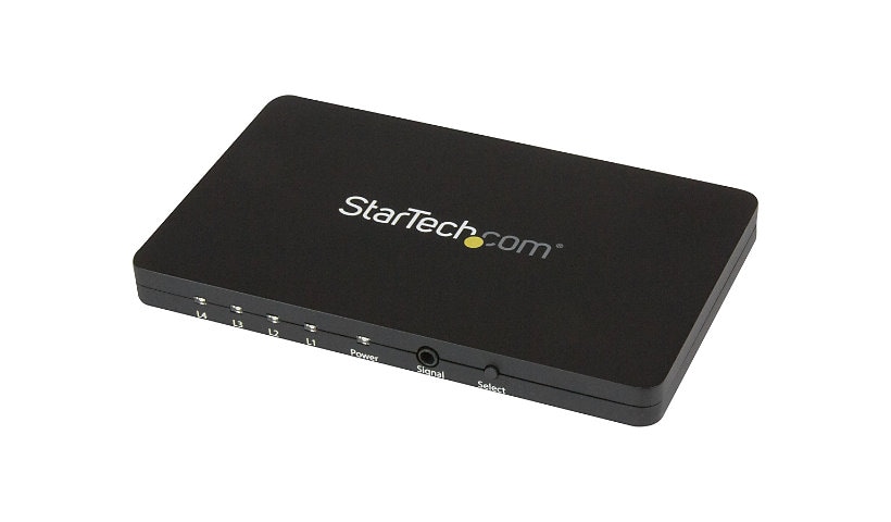 StarTech.com 4-Port HDMI Automatic Video Switch w/ Aluminum Housing and MHL Support - 4K 30Hz