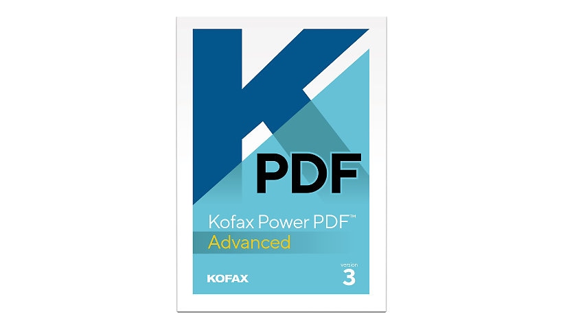 Kofax Software Maintenance - technical support (renewal) - for Kofax Power PDF