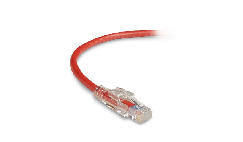 CAT6 550-MHz Locking Snagless Patch Cable UTP CM PVC RD 10FT