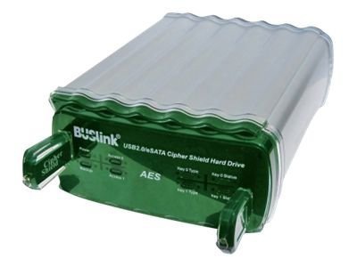 BUSlink CipherShield Encryption External with Bilateral Access Mode - hard drive - 4 TB - USB 2.0
