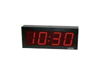 Valcom VIP-D425A - clock - rectangular - electronic - wall mountable - 27.1 x 12.4 cm