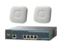 Cisco 2504 Wireless Controller - Mobility Express Bundle - network management device - with 2x Cisco Aironet 2700 Series