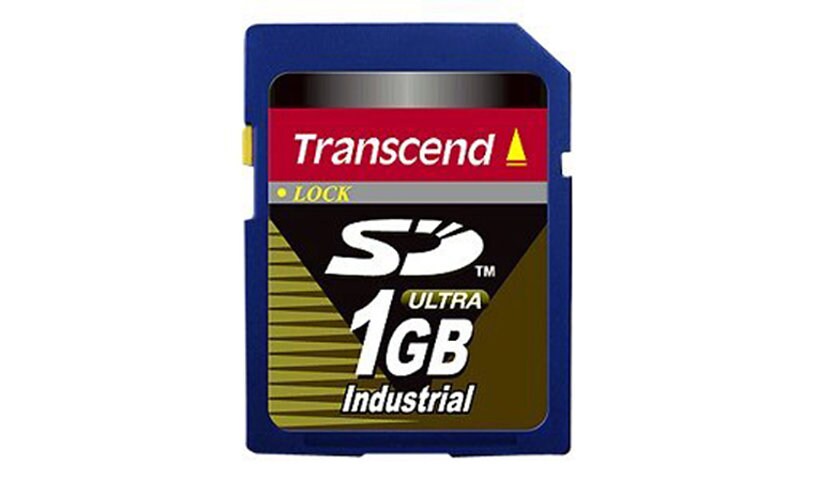 Transcend Industrial Temp SD100I - flash memory card - 1 GB - SD