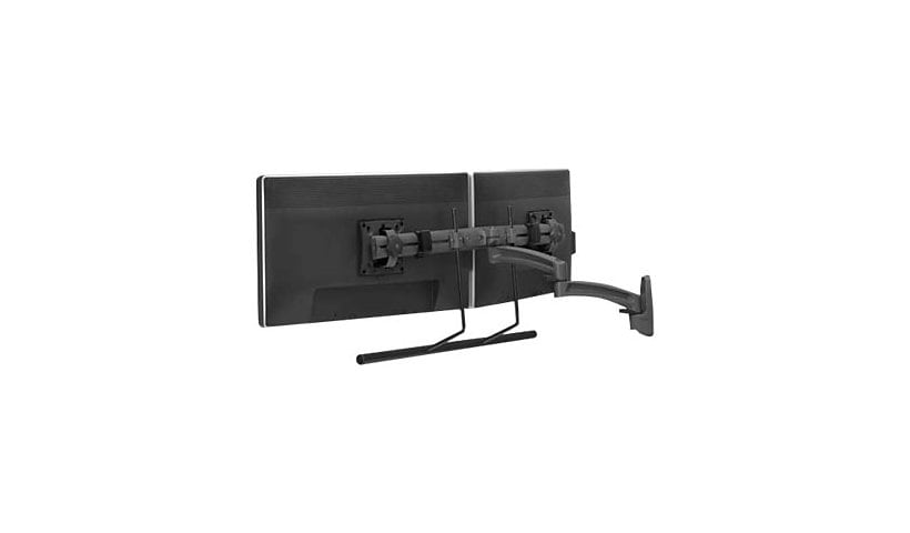Chief Kontour TV Wall Mount Dual Monitor Arm - For Monitors 10-24" - Black