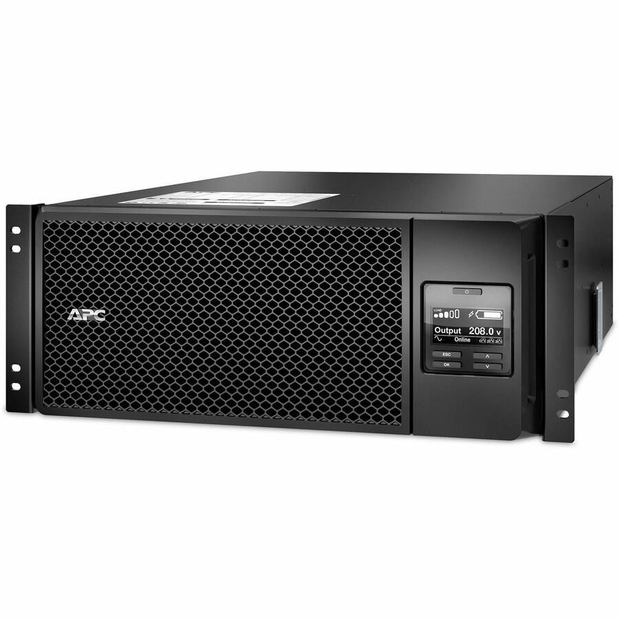 APC Smart-UPS On-Line, 6kVA/6kW, Rackmount 4U, 208V, 2x L6-20R+3x L6-30R NE