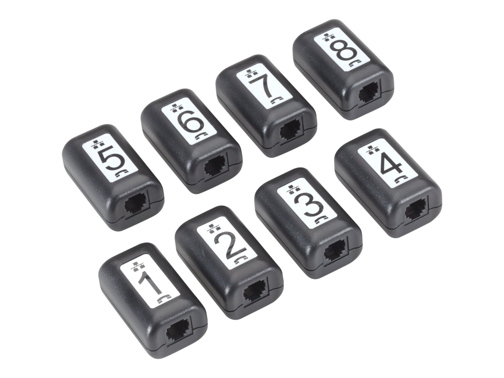 Black Box Cable Inspector Mapping Remotes 1-8 - network tester remote identifier kit