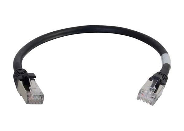 C2G Cat6a Snagless Shielded (STP) Network Patch Cable - patch cable - 7.62 m - black