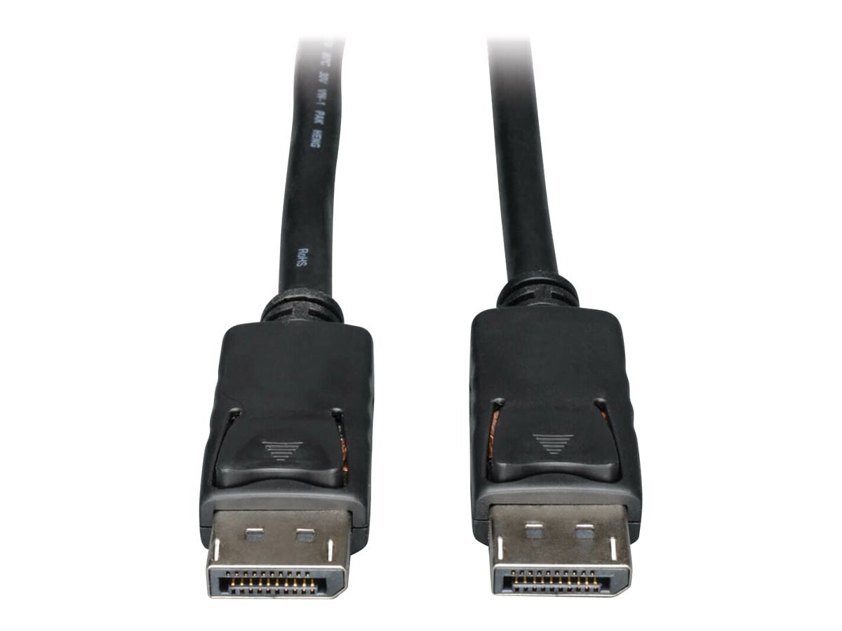 Eaton Tripp Lite Series DisplayPort Cable with Latching Connectors, 4K 60 Hz (M/M), Black, 1 ft. (0.31 m) - DisplayPort