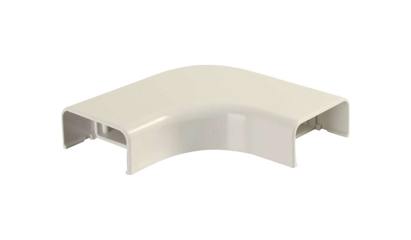 C2G Wiremold Uniduct 2900 Bend Radius Compliant Flat Elbow - Ivory - cable