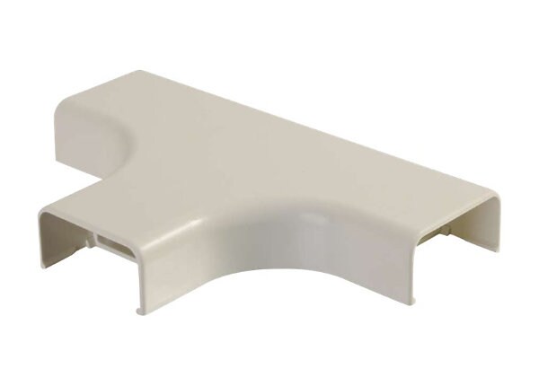 C2G Wiremold Uniduct 2900 Bend Radius Compliant Tee - Ivory - cable raceway tee