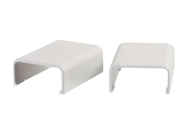 C2G 2 Pack Wiremold Uniduct 2800 Cover Clip - White - cable raceway cover clip