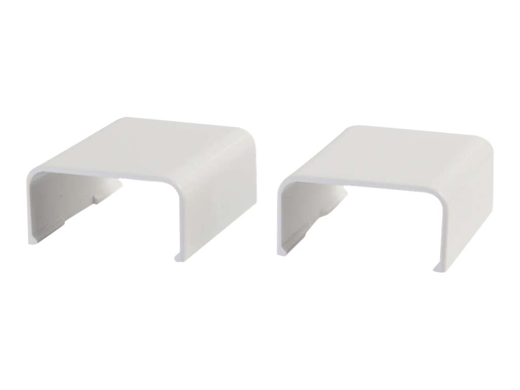 C2G 2 Pack Wiremold Uniduct 2900 Cover Clip - White - cable raceway cover c