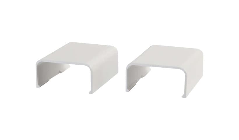 C2G 2 Pack Wiremold Uniduct 2900 Cover Clip - White - cable raceway cover c