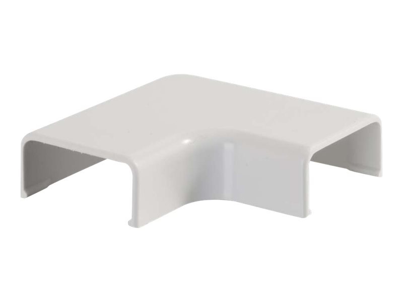 C2G Wiremold Uniduct 2800 90° Flat Elbow - White - cable raceway elbow corn