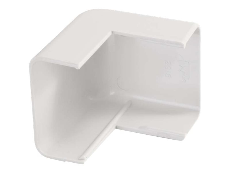 C2G Wiremold Uniduct 2900 External Elbow - White - cable raceway outside co