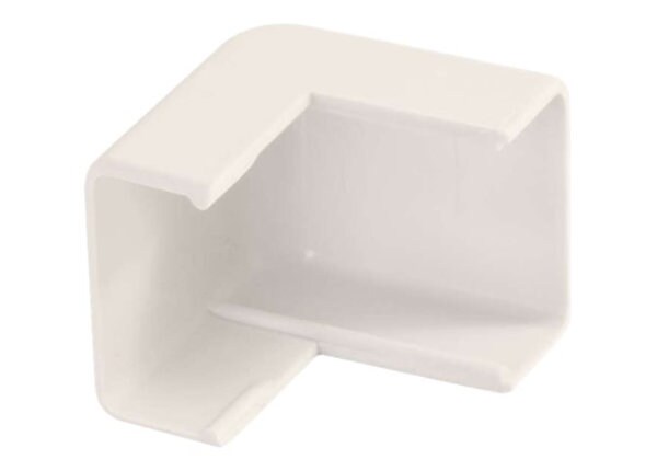 C2G Wiremold Uniduct 2700 External Elbow - Fog White - cable raceway outside corner