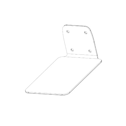 Capsa Healthcare Scanner Shelf for M38/M38e Computer Workstation