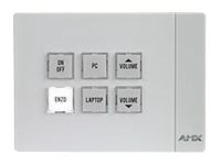 AMX Massio MCP-106 Portrait button panel - white