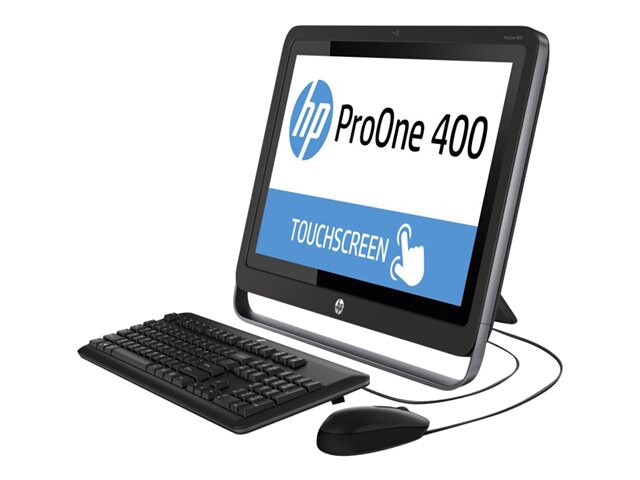 HP ProOne 400 G1 - Core i3 4160T 3.1 GHz - 4 GB - 500 GB - LED 21.5"