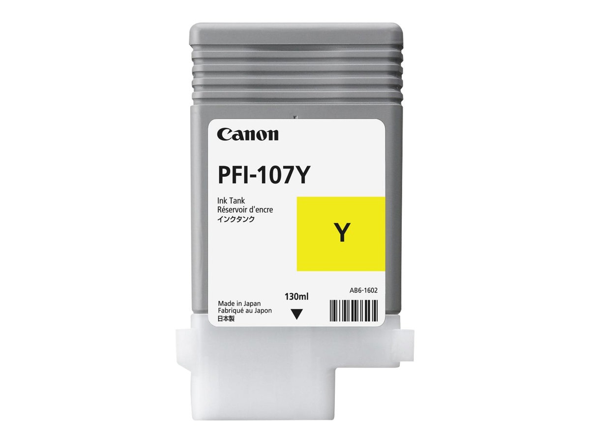 Canon PFI-107 Y - yellow - original - ink tank