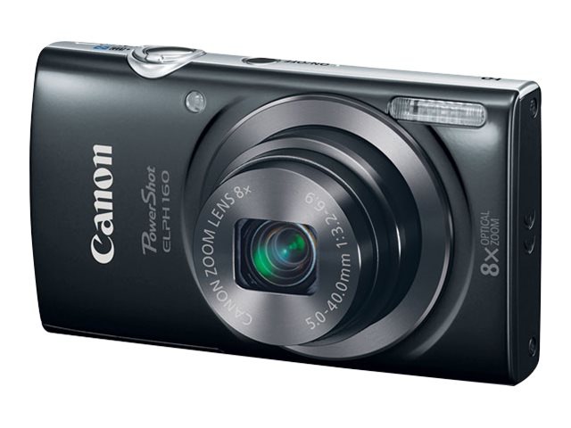 Canon PowerShot ELPH 160 20.0 MP Digital Camera - Black
